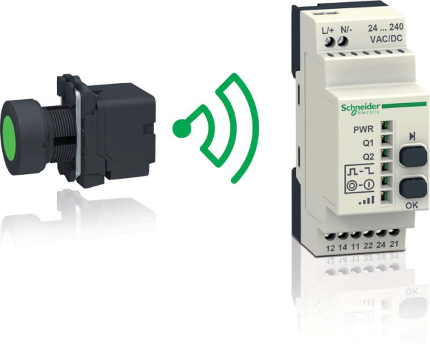 Botões sem fio (wireless) e sem bateria